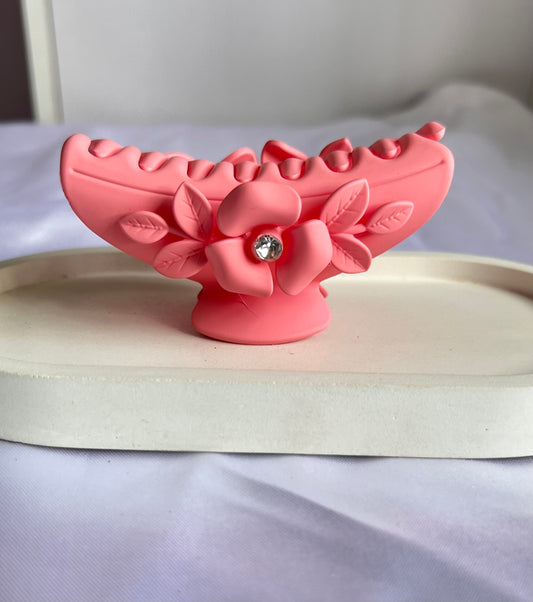 Garden Grip Claw Clip - Blush Pink