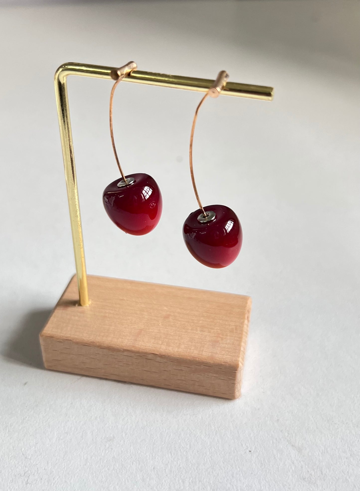 Cute Korean Style Cherry Earrings