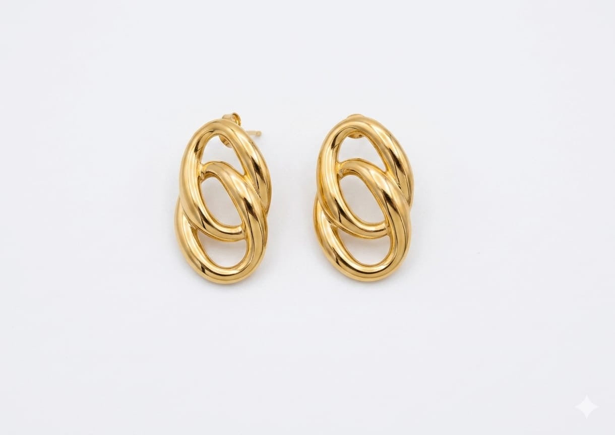 Eternal Oval Anti Tarnish Earrings