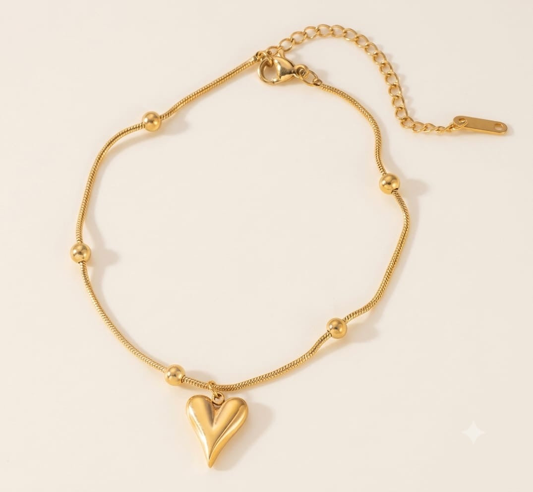 Heart of Glow Anti Tarnish Chain Bracelet