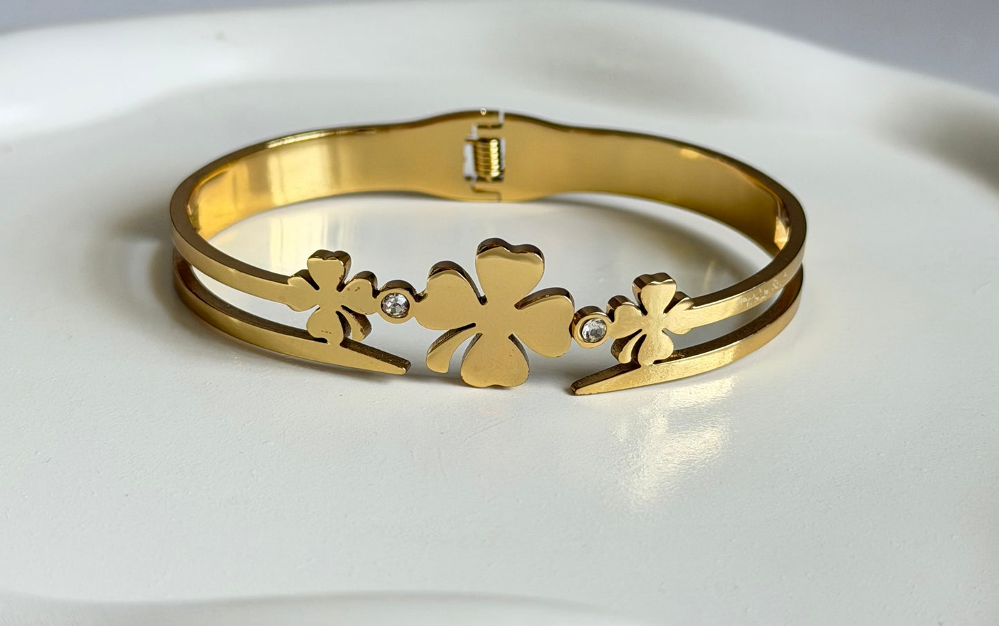 Grace Bloom Anti Tarnish Kada Bracelet - Regular Size