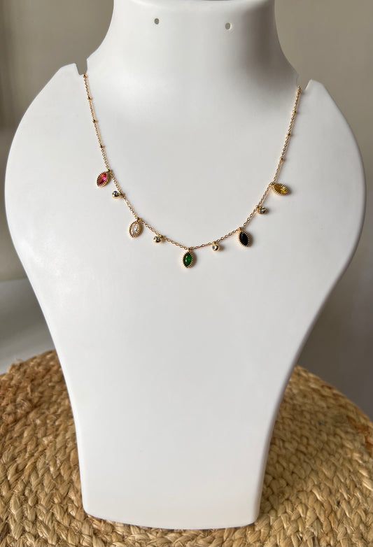 Vibrant Sparkle Anti-Tarnish Neck Chain