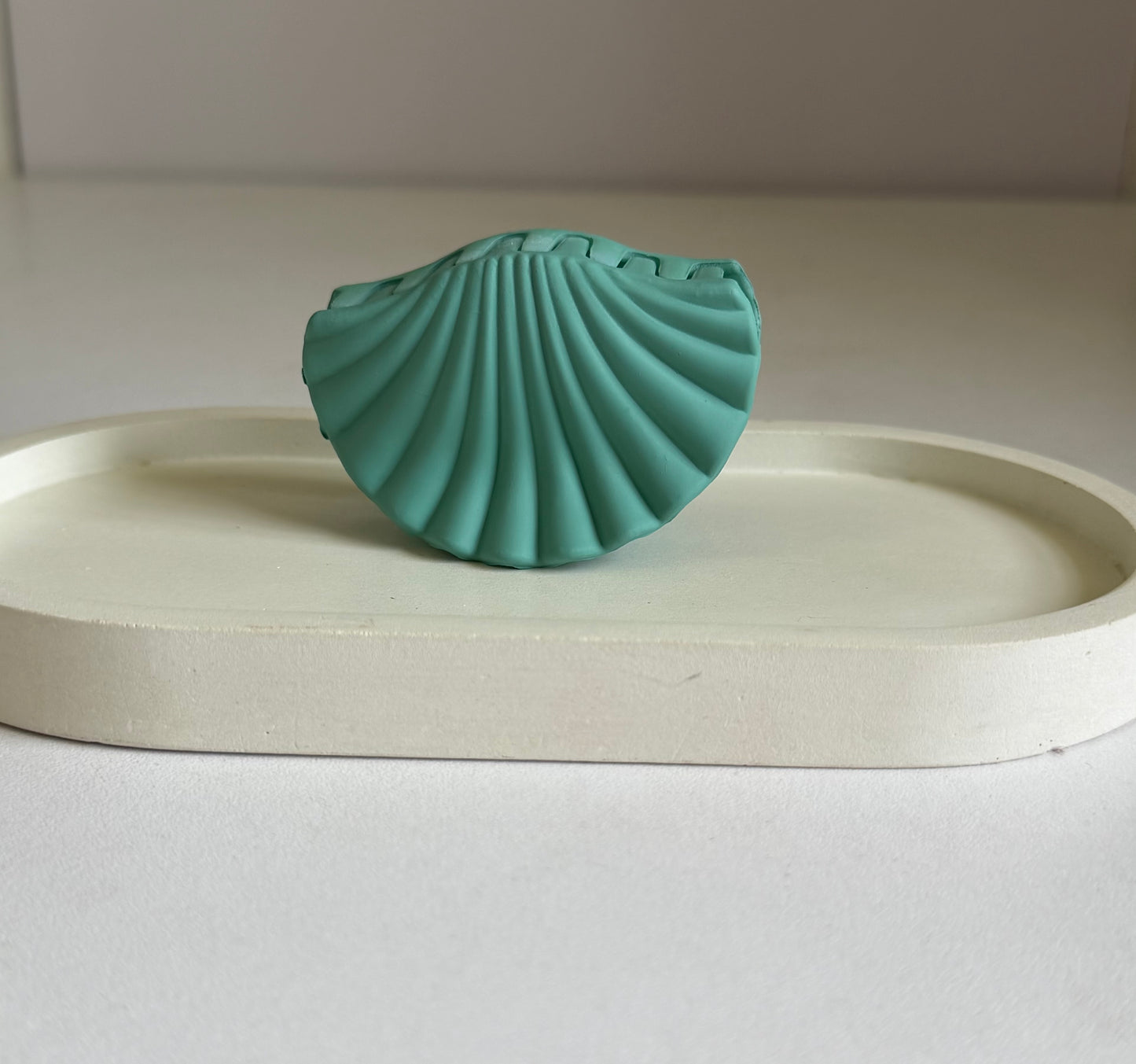Seashell Dream Medium Size Claw Clip - Teal