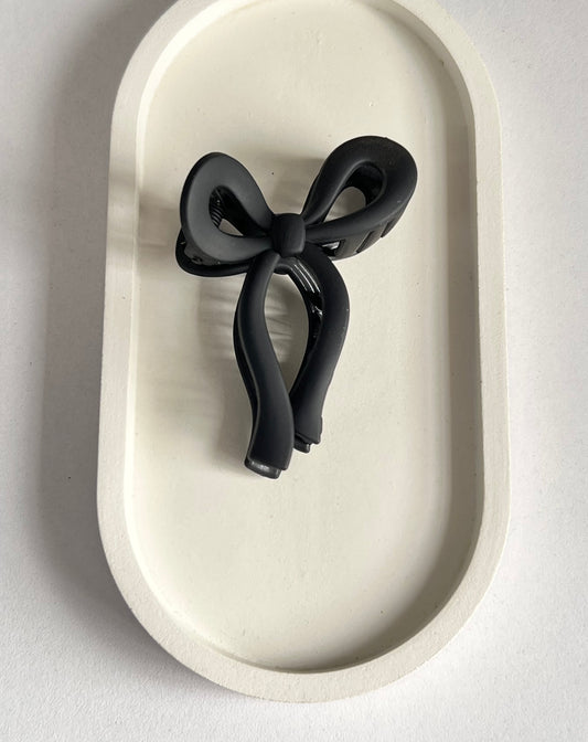 Pintresty Bow Claw Clip - Black