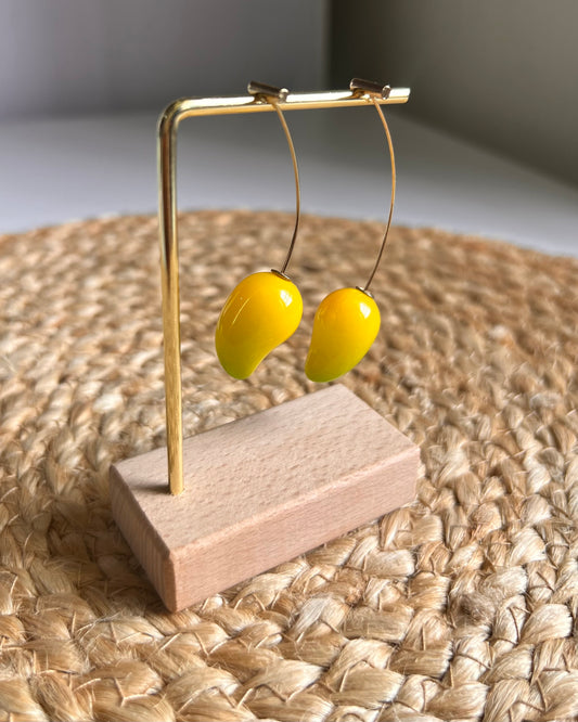 Korean Style Mango Earrings