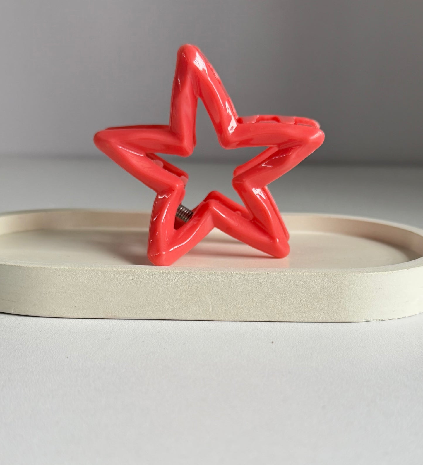 Twinkle Shine Claw Clip - Red