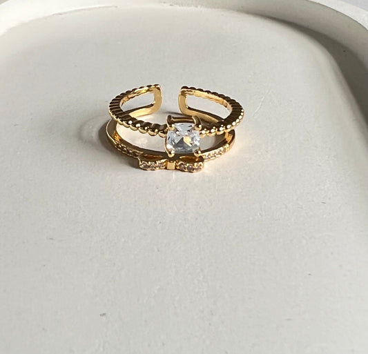 Timeless Spark Adjustable Ring - Anti-Tarnish
