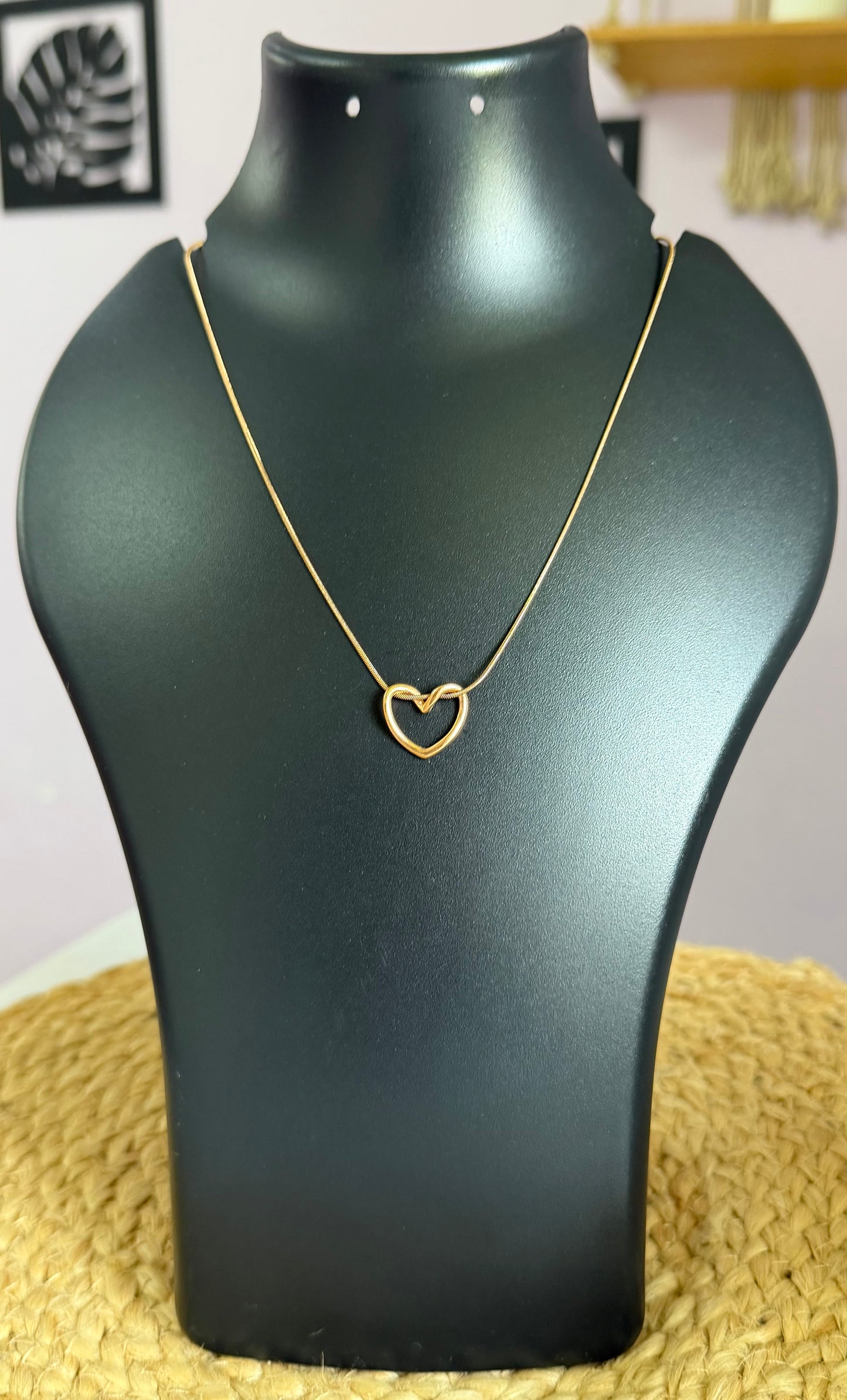 Classic Heart Chain - Fade Proof - Copper Colour