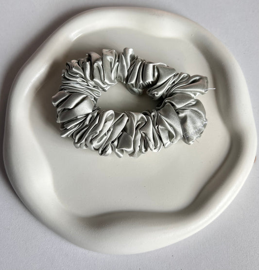 Soft Touch Elegance Satin Scrunchies - Pastel