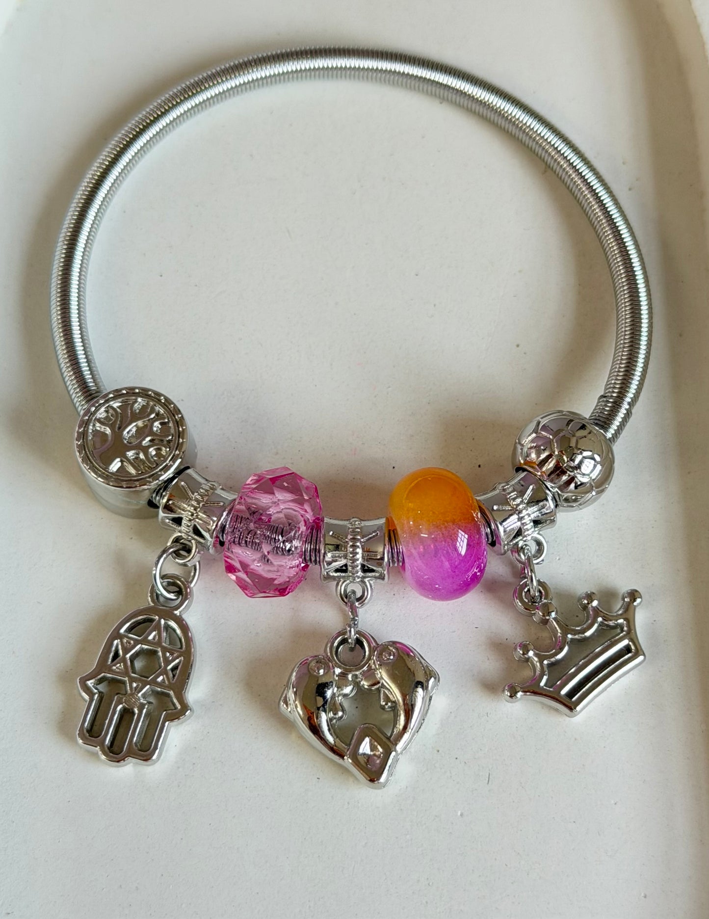 Island Princess Pandora Style Charm Bracelet