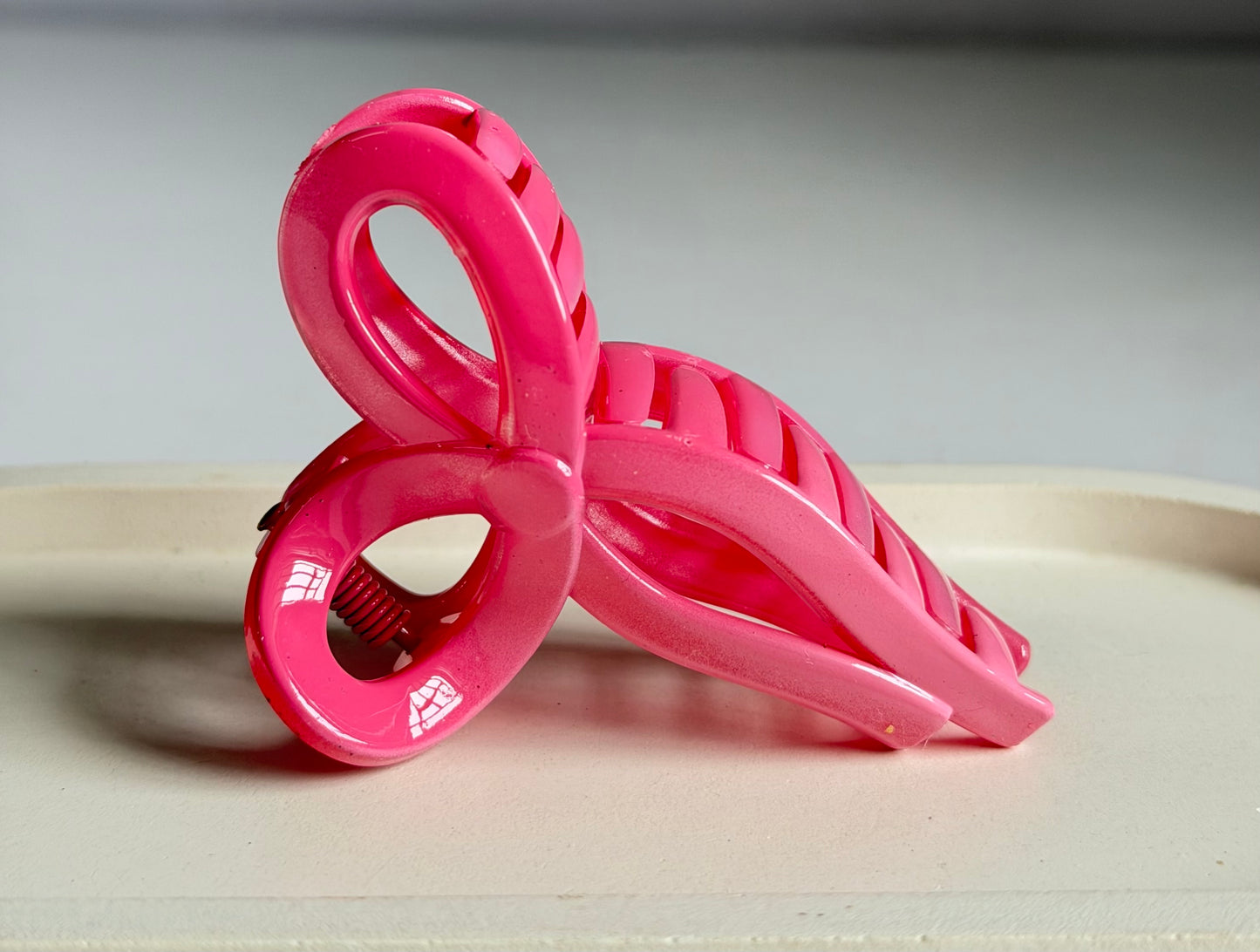 Pinteresty Bow Claw Clip - Pink