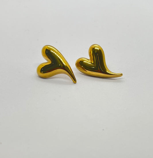 Radiant Heart Anti-Tarnish Earrings