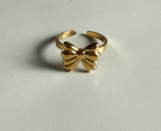 Dainty Knot Anti Tarnish Adjustable Ring