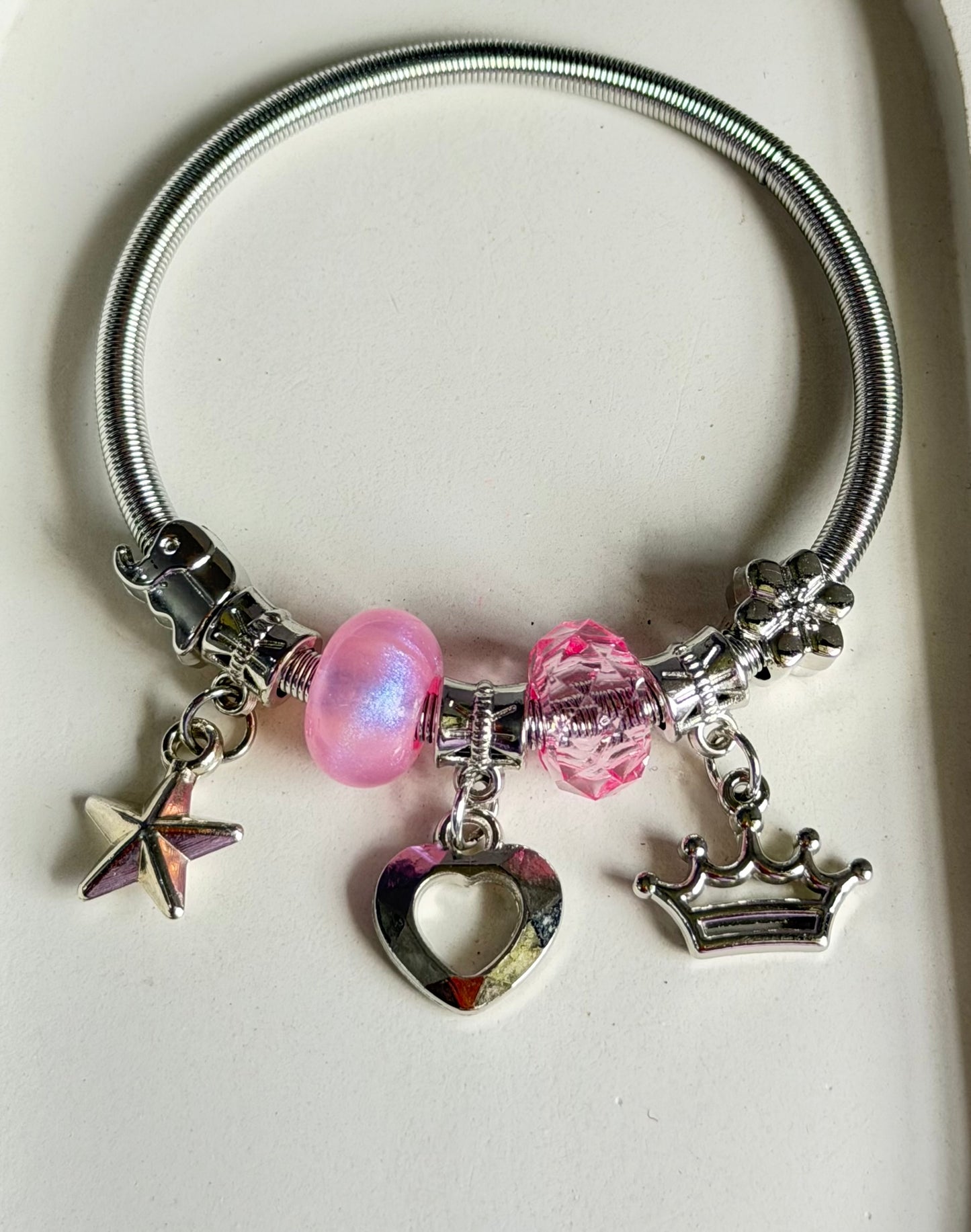 Princess Bubblegum Pandora Style Charm Bracelet