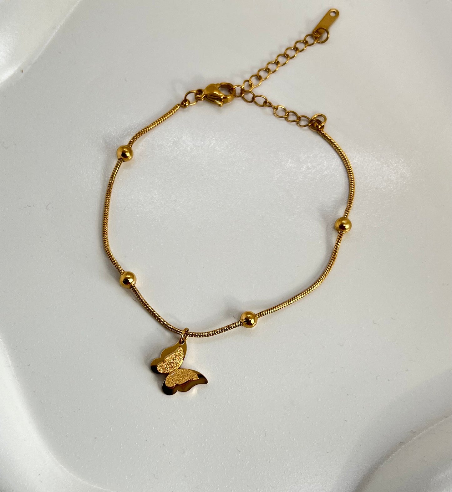 Little Wings Anti-Tarnish Butterfly Chain Bracelet