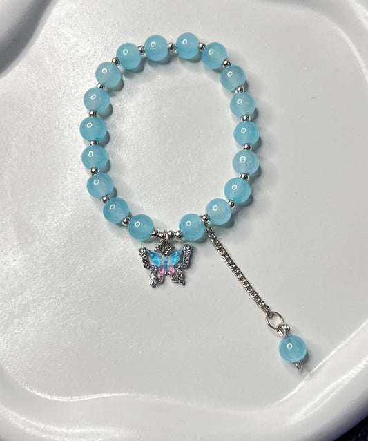 Korean Style Dreamy Butterfly Beads Bracelet