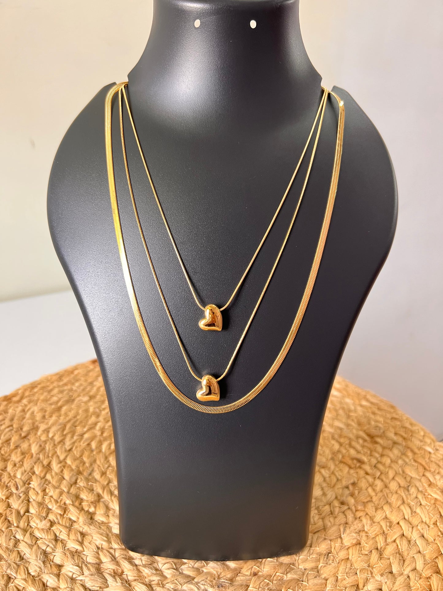 LoveStack - Tarnish- Free Triple Layer Neck Chain