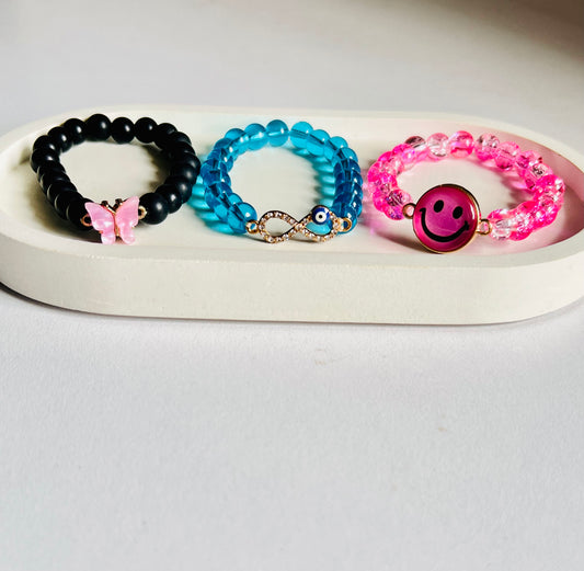 Triple Cutie Bracelets - Set of 3