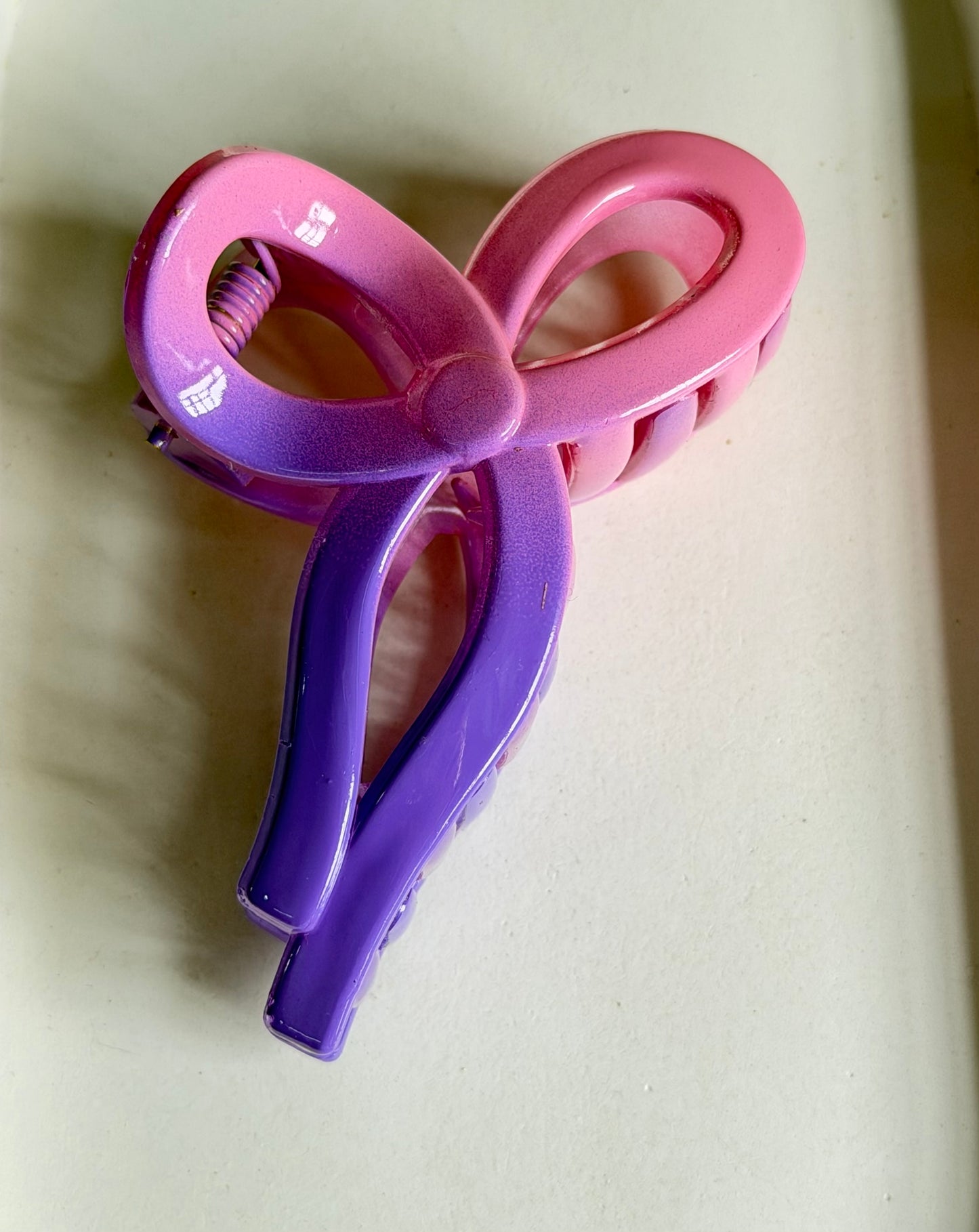 Pinteresty Bow Claw Clip - Pinkish Purple