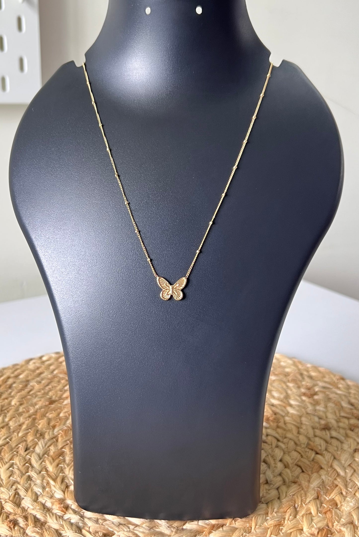 Petite Butterfly Neck Chain - Lasting Glow