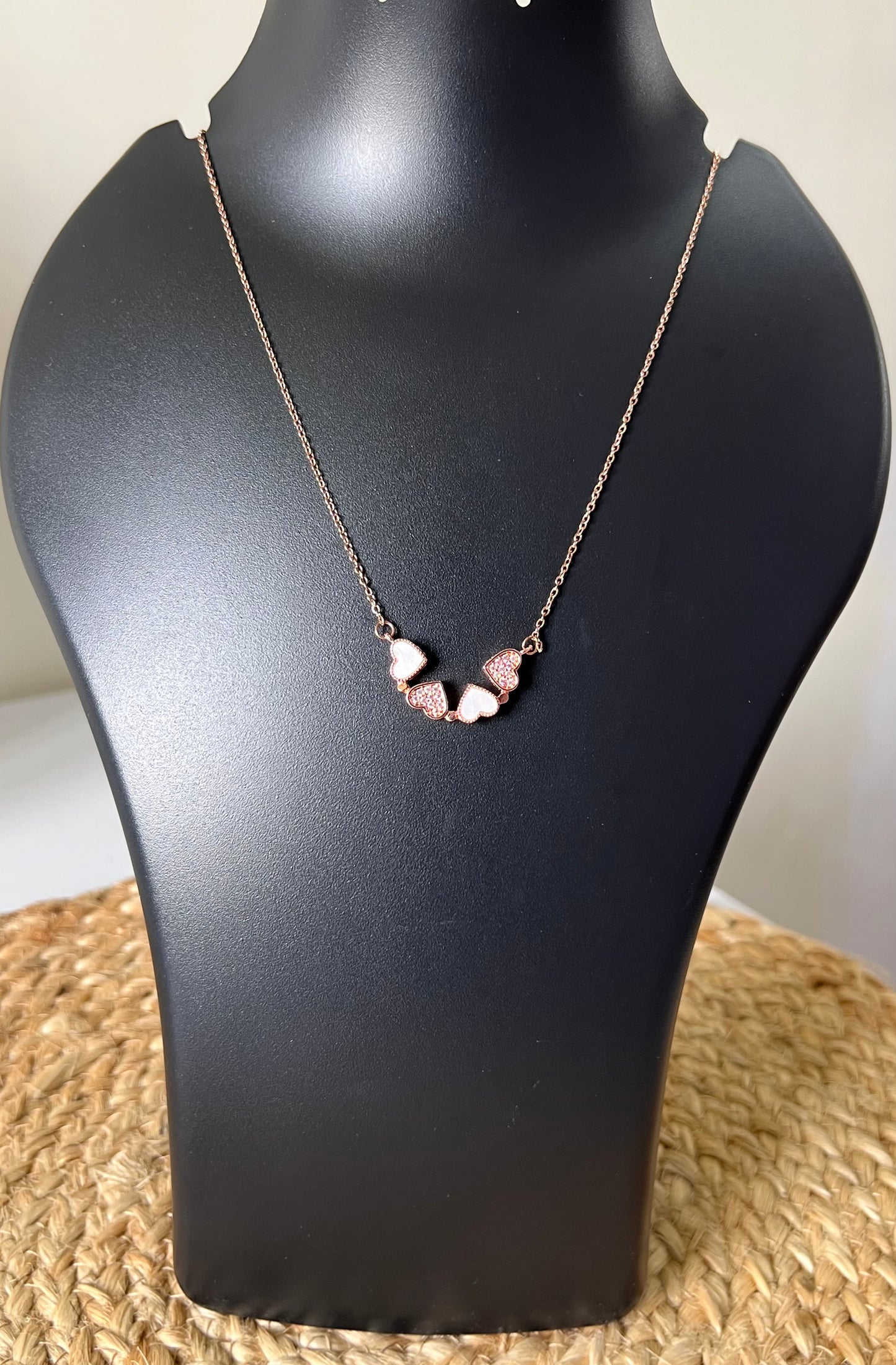 Twilight Rose Magnetic Heart Anti-Tarnish Neck Chain