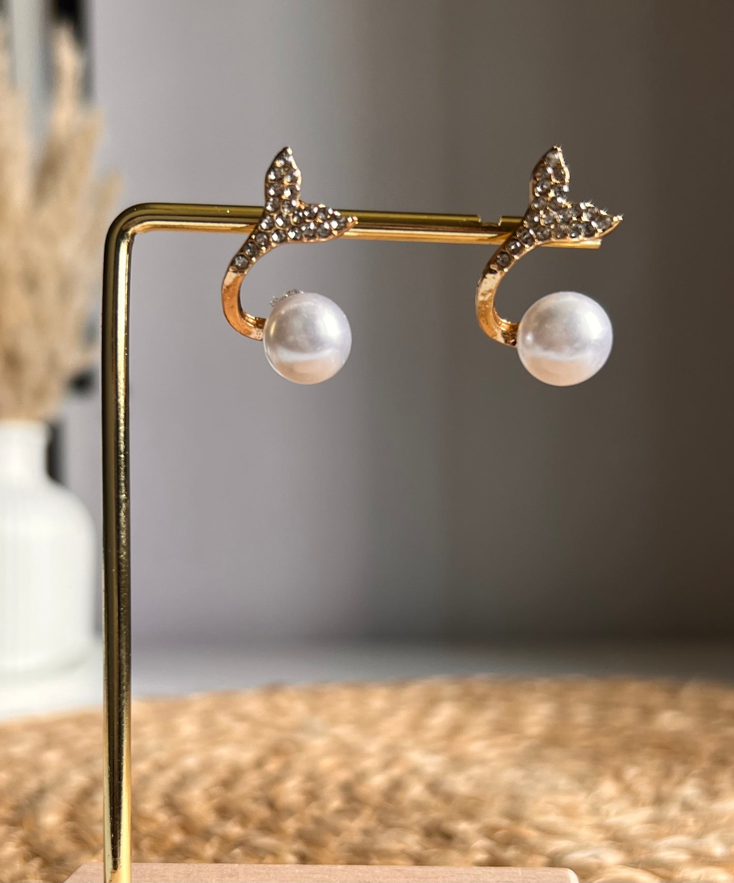 Korean Style Fish Tail Earrings