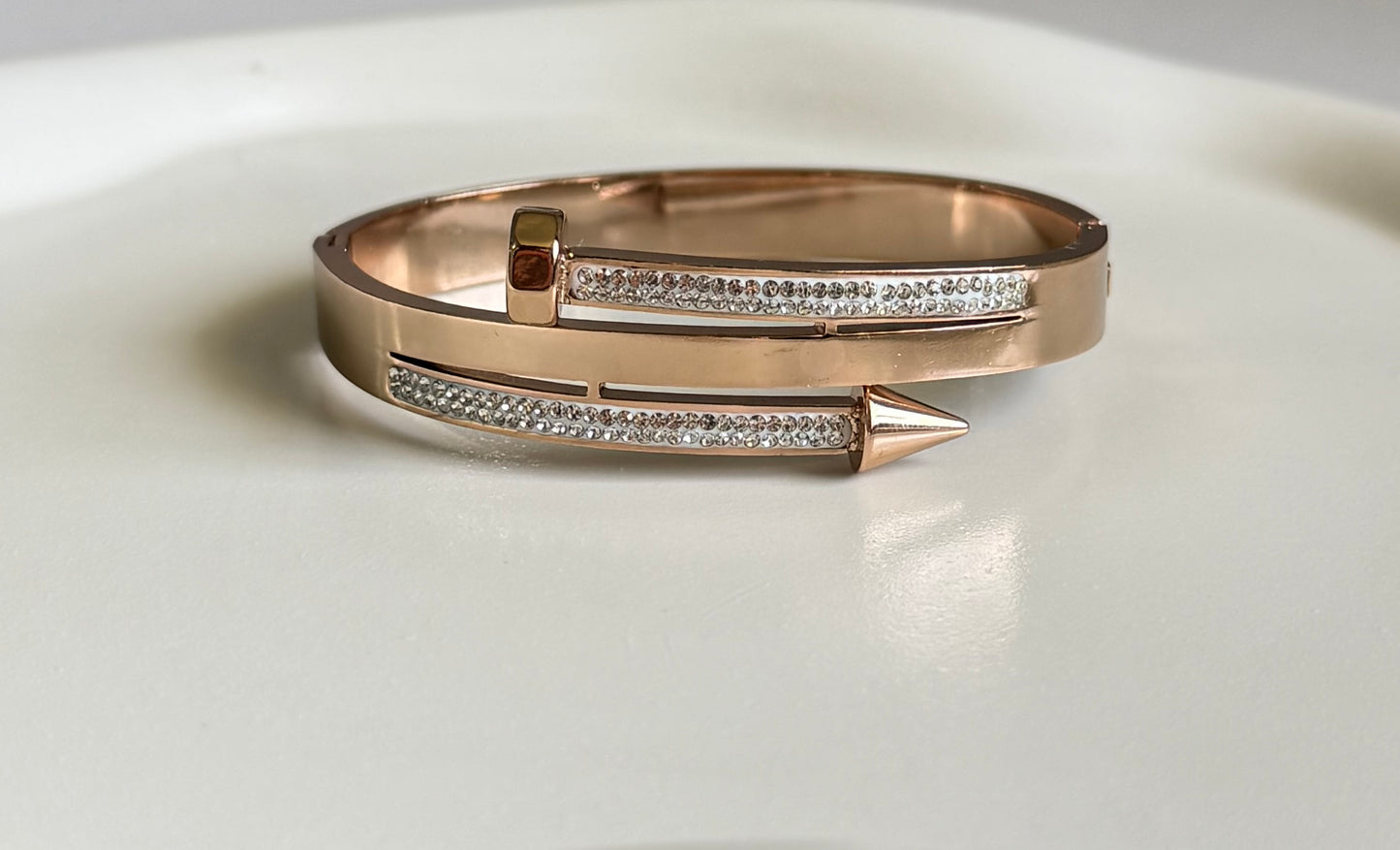 Power Curve Anti Tarnish Kada Bracelet - Baby Size ( Lean Wrist Fit)