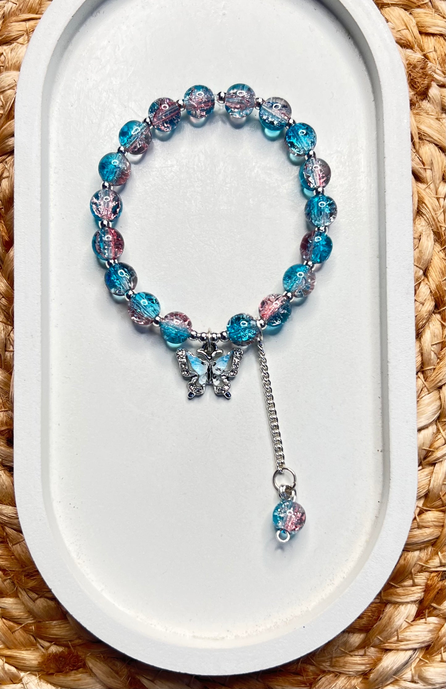 Korean Style Sky Kissed Butterfly Beads Bracelet