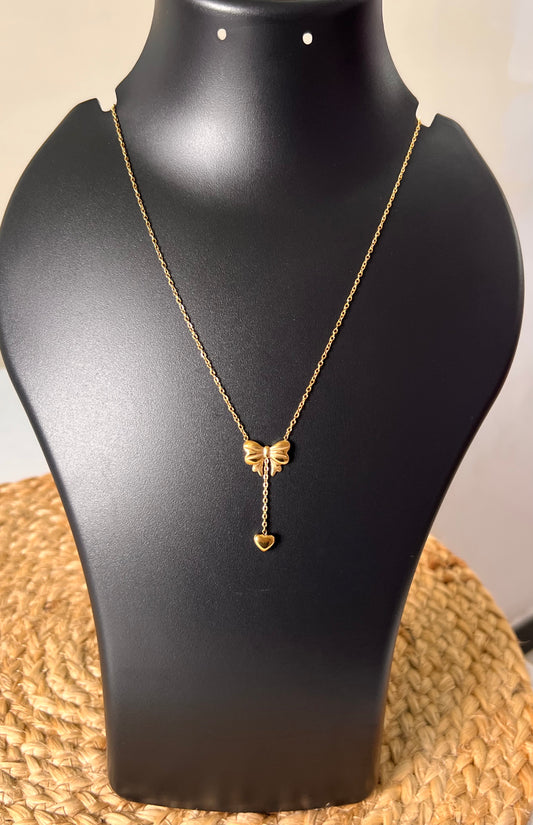 Timeless Bow Chain - Anti - Tarnish Finish