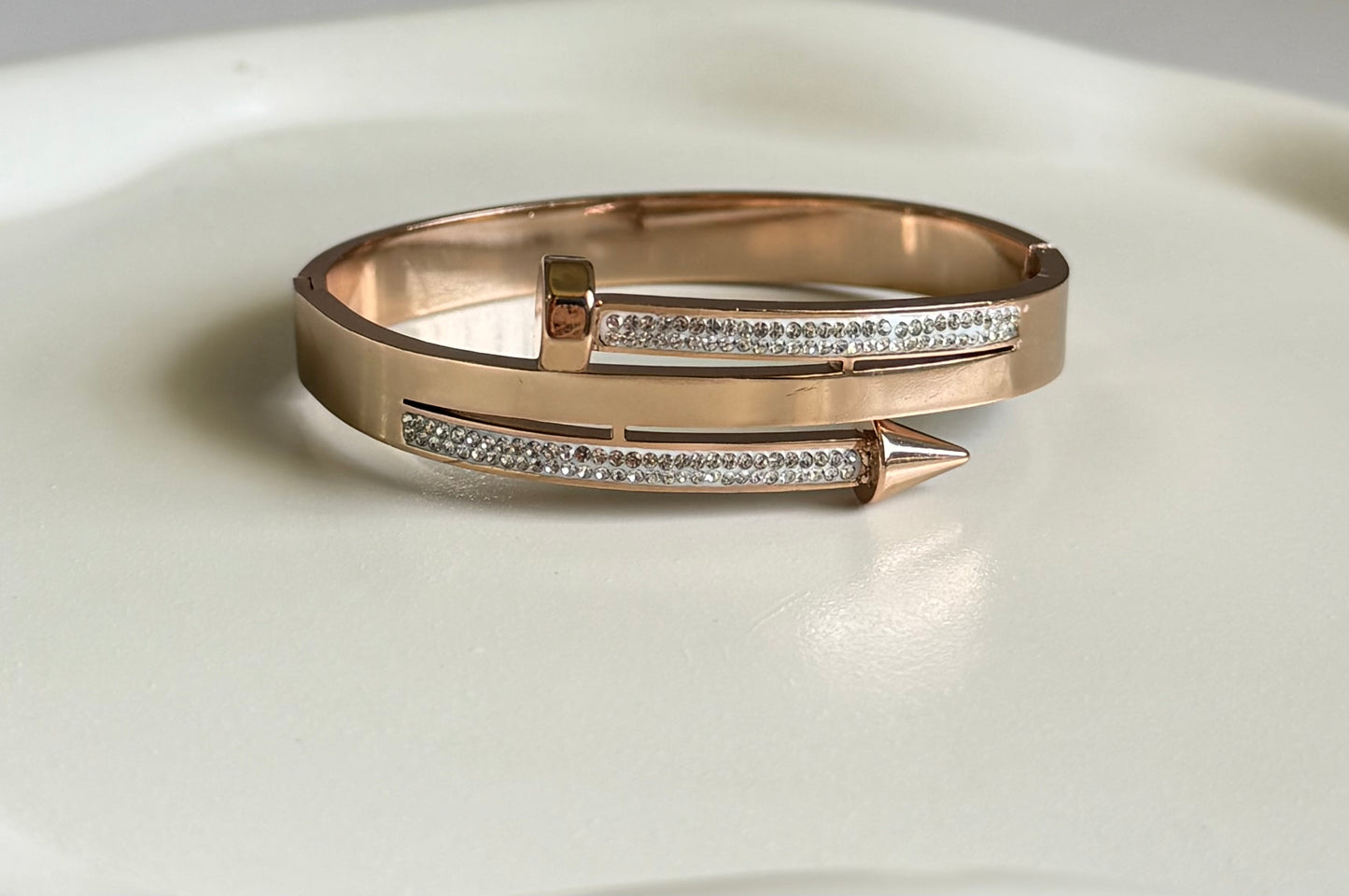 Power Curve Anti Tarnish Kada Bracelet - Baby Size ( Lean Wrist Fit)