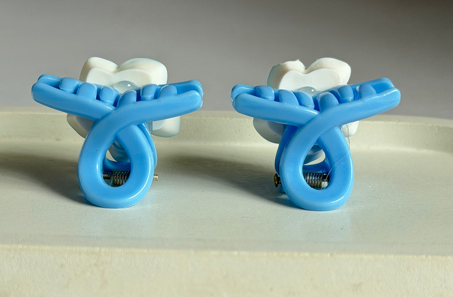 Pinteresty Petal Bestie Mini Combo Clips - Whitish Blue