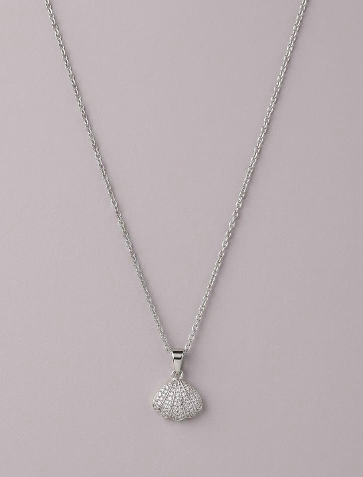 Seashell Dream Anti Tarnish Neck Chain - Silver Plated