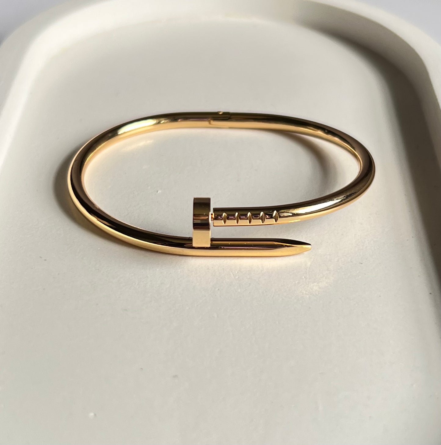 Trendy Tarnish Free Nail Bracelet- Baby Size