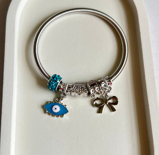 Sky Guardian Pandora Style Charm Bracelet