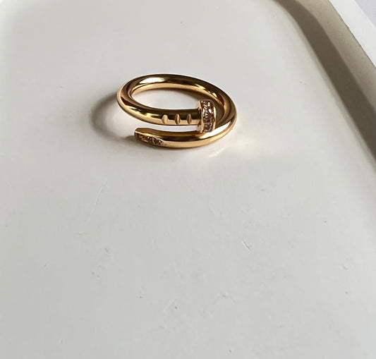 Nail It - Anti-Tarnish Ring . Size - 7