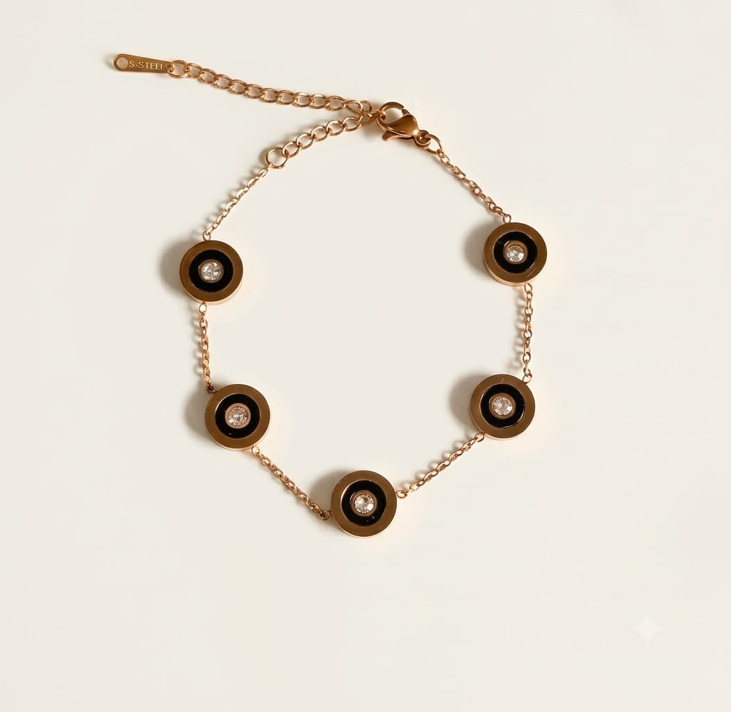The Modern Circle Anti Tarnish Chain Bracelet