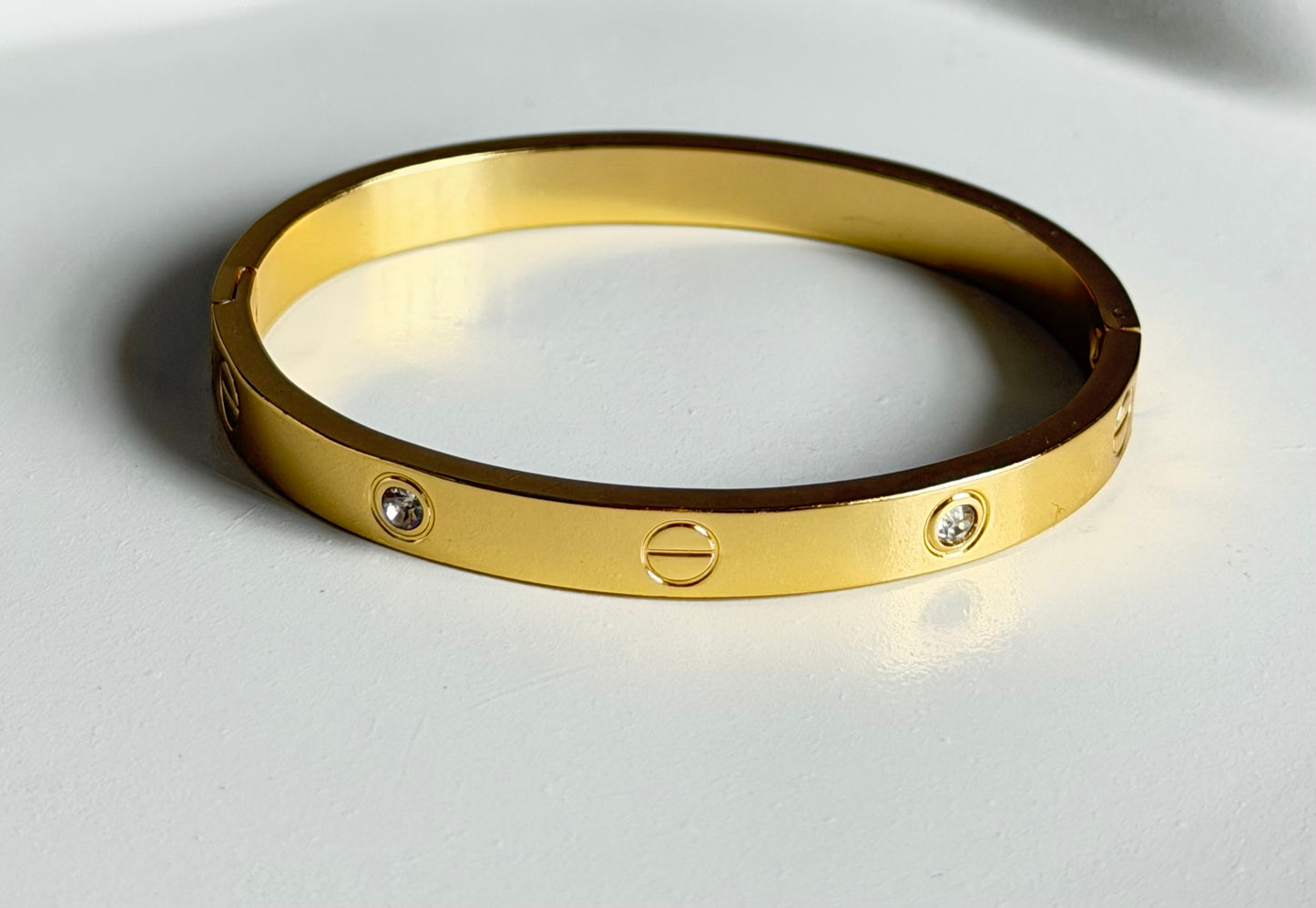 Pure Shine Bangle Bracelet (Gold)- Baby Size