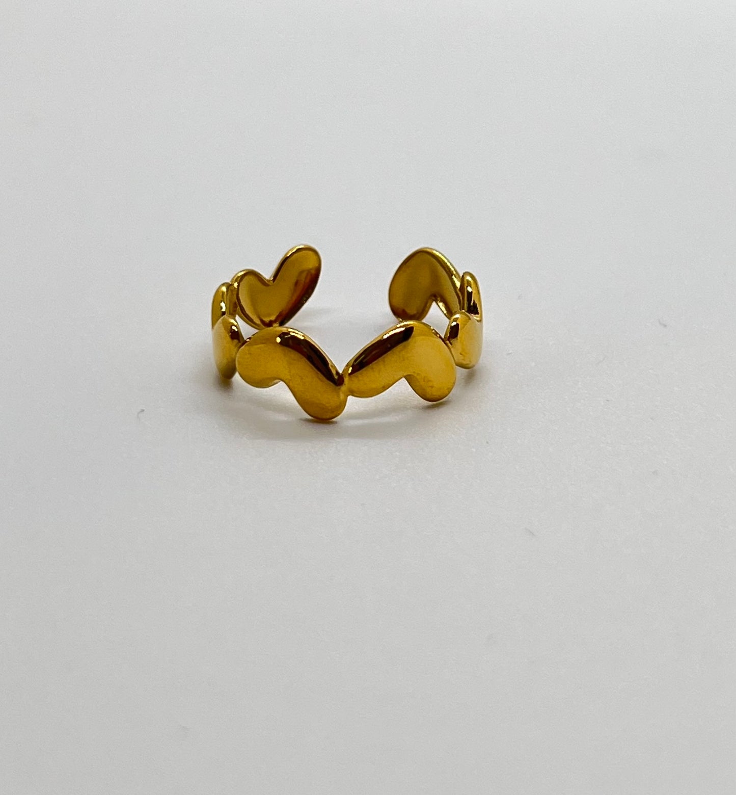 Infinite Affection Anti-Tarnish Adjustable Finger Ring