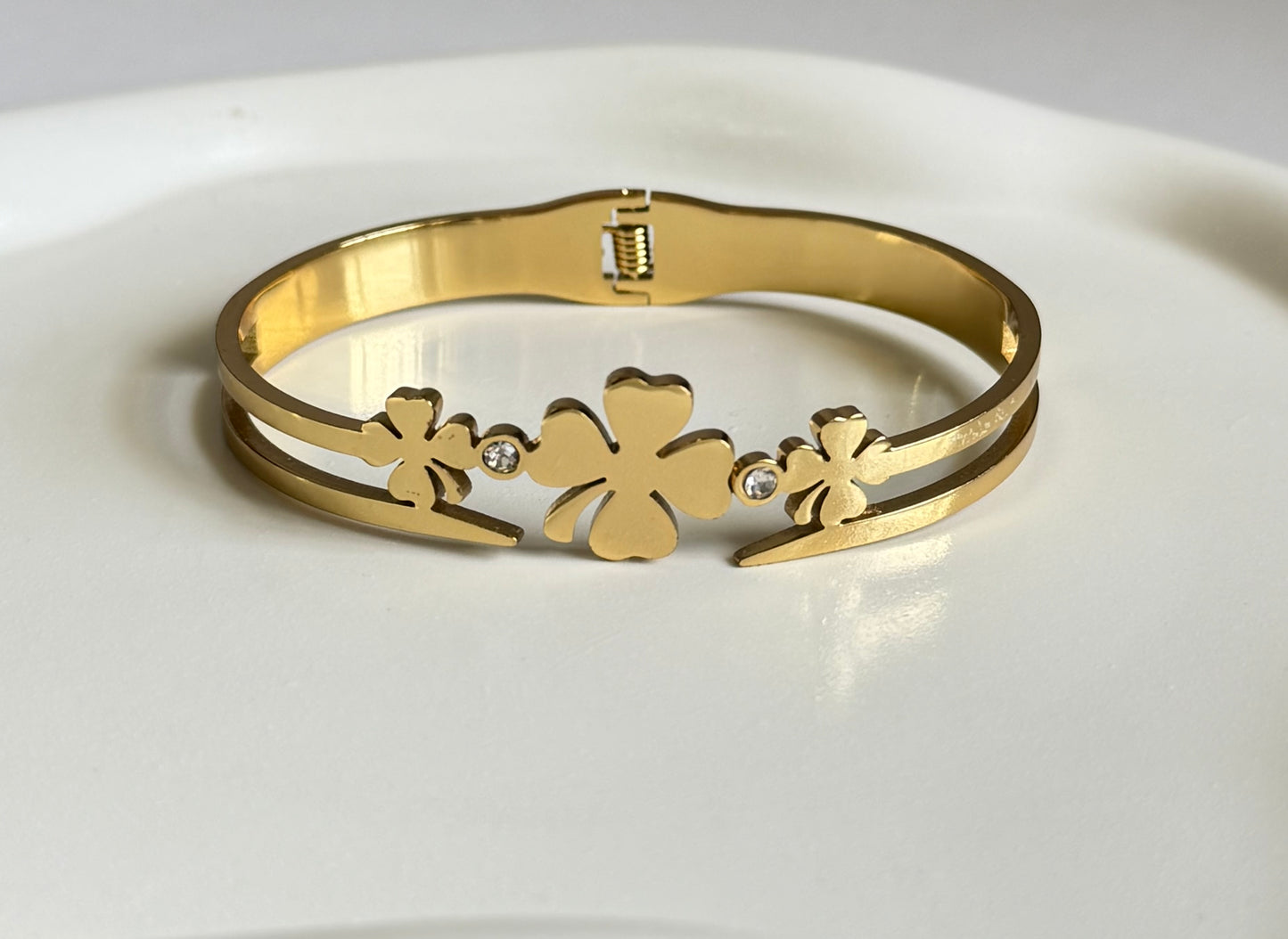 Grace Bloom Anti Tarnish Kada Bracelet - Regular Size