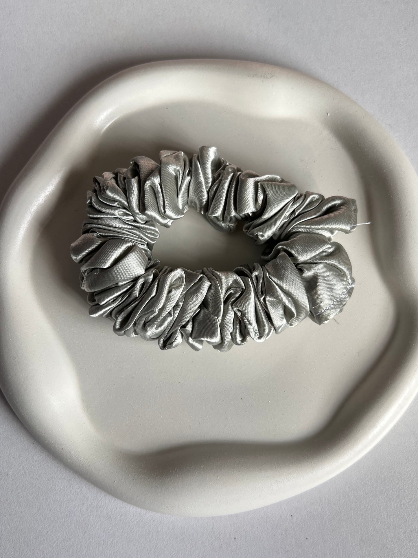 Soft Touch Elegance Satin Scrunchies - Pastel