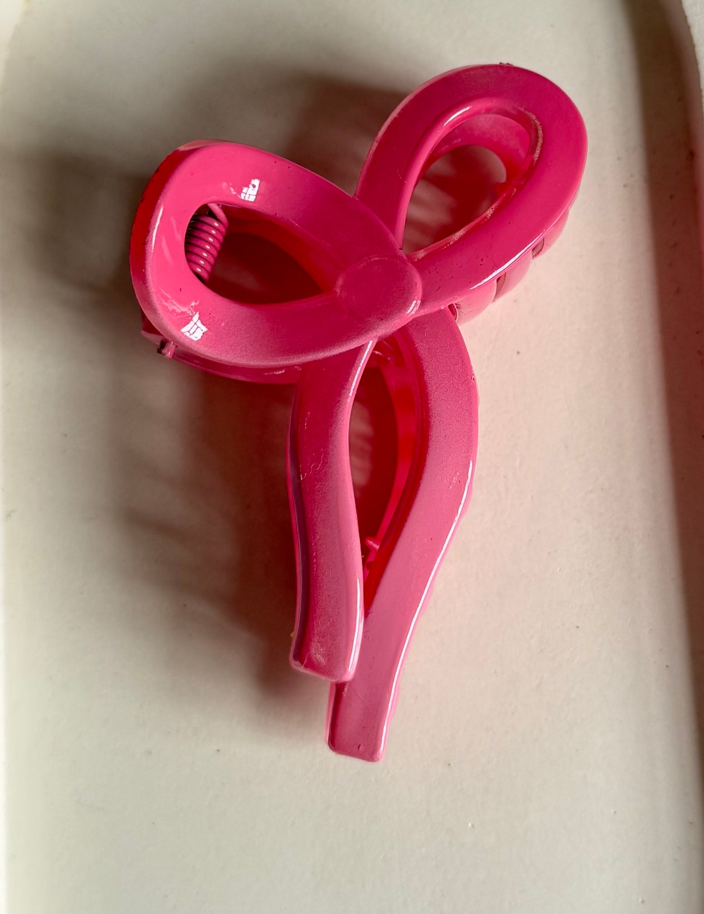 Pinteresty Bow Claw Clip - Pink