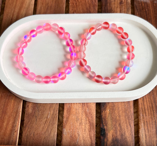 AuraPop Twins - Semi Precious Beads Bracelet ( 2 Pieces)