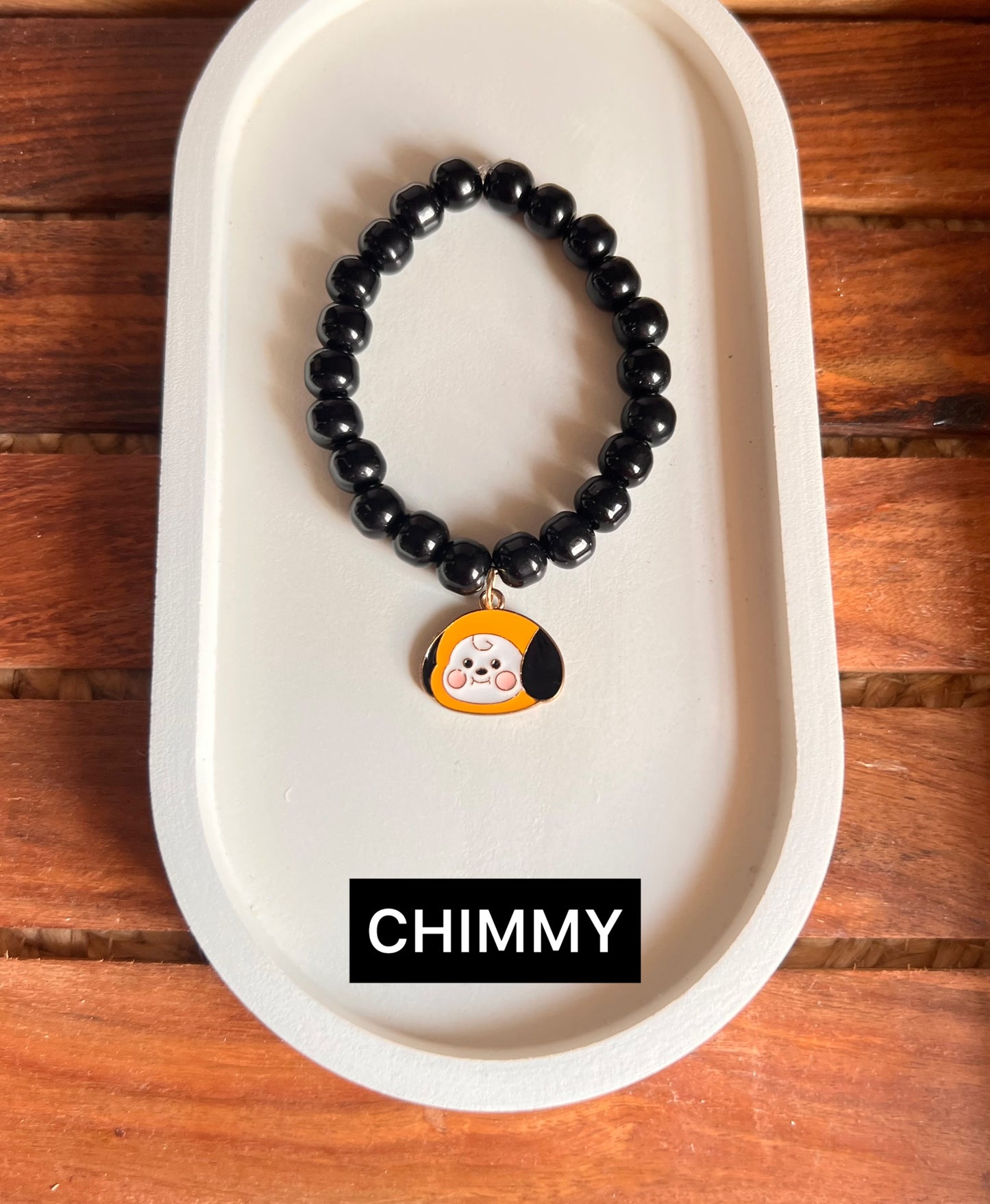 Cute BTS BT21 Character Charm Bracelets - Set Of 5