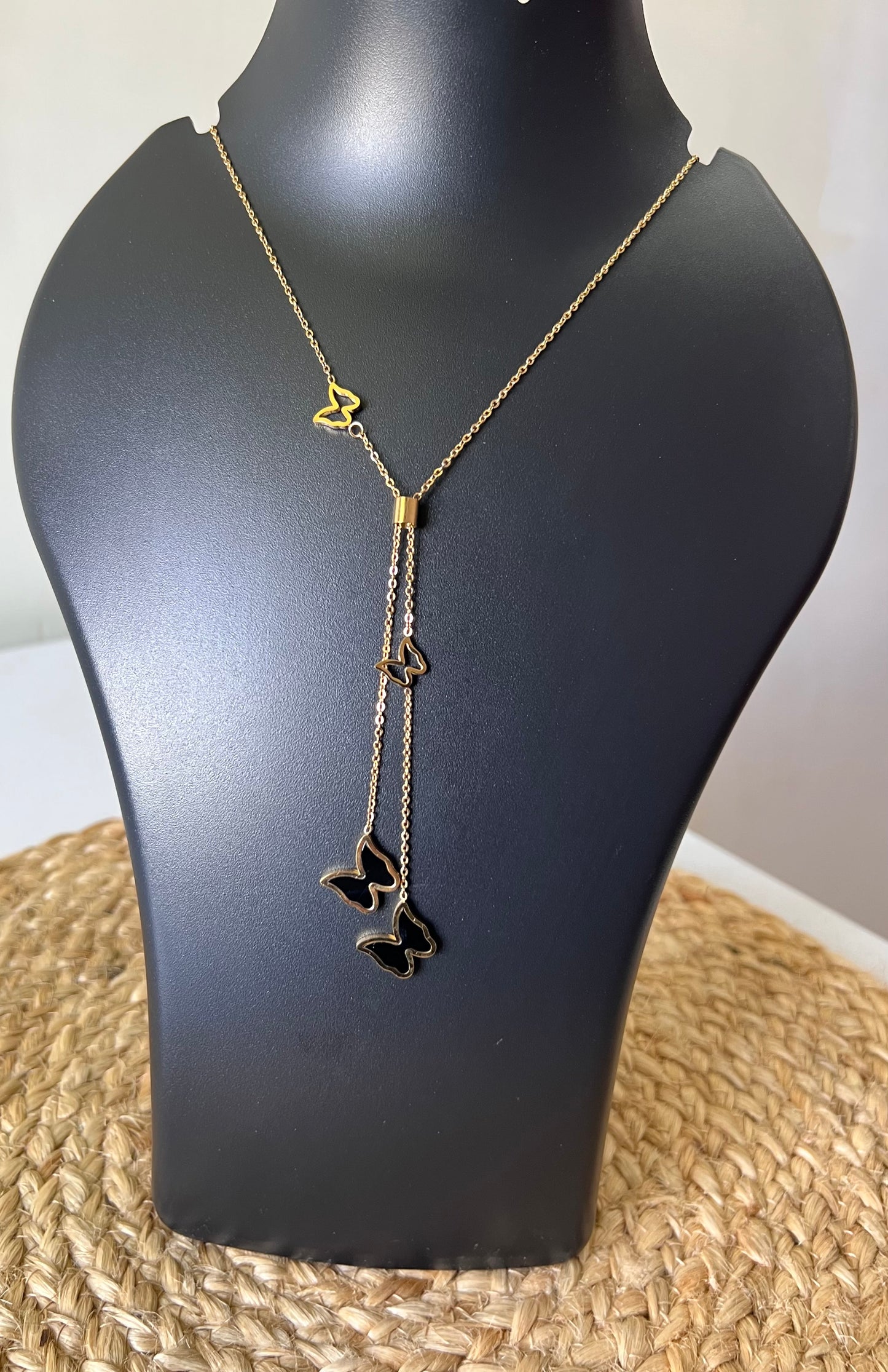 Sky Kiss Butterfly- Tarnish- Free Neck Chain