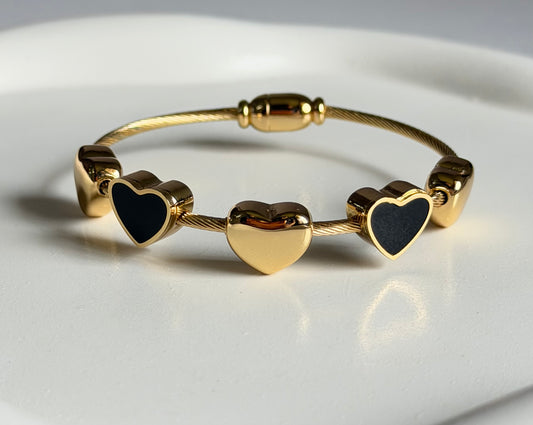 The Soulmate Heart Anti Tarnish Kada Bracelet - Baby Size