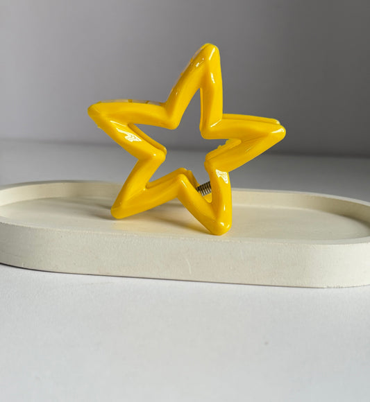 Twinkle Shine Claw Clip - Yellow