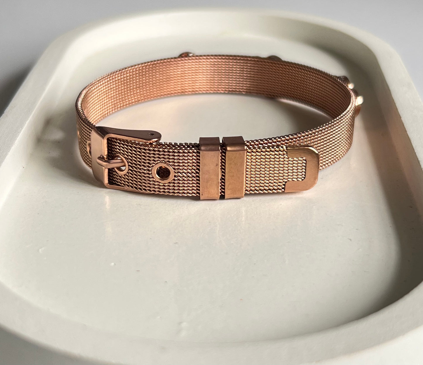 Blush Luxe Strap Kada Bracelet- Anti Tarnish