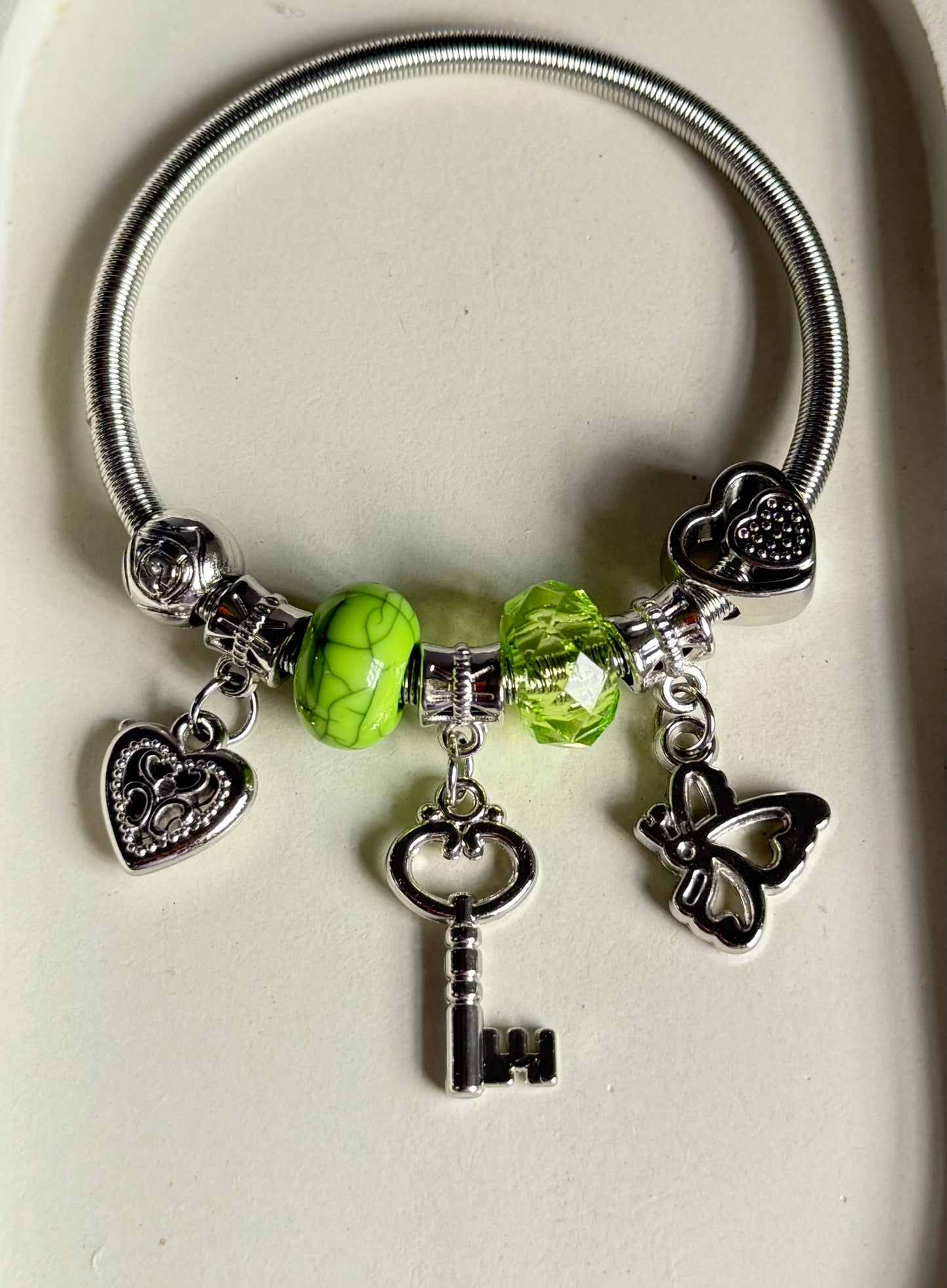 The Forest Whisper Pandora Style Charm Bracelet