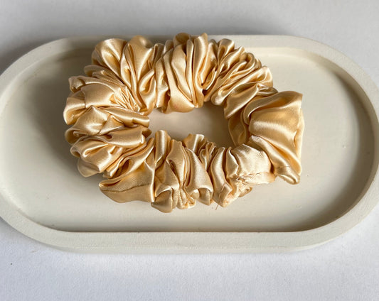 Soft Elegance Satin Scrunchies - Pastel