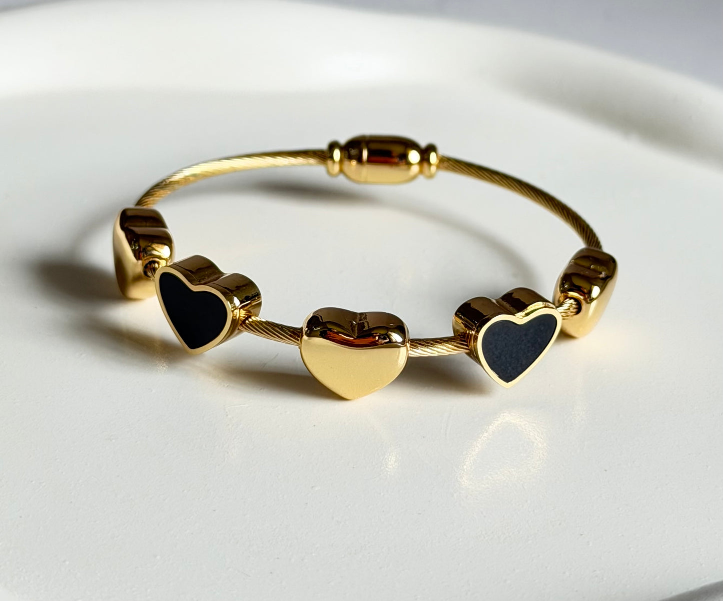 The Soulmate Heart Anti Tarnish Kada Bracelet - Baby Size